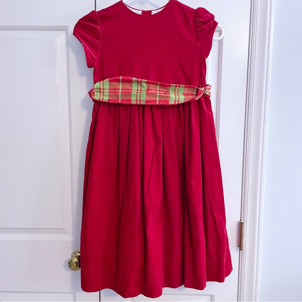 Bailey Boys Christmas Red Corduroy Dress, Size 6